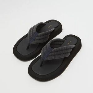 The Row Denim Ginza Sandals